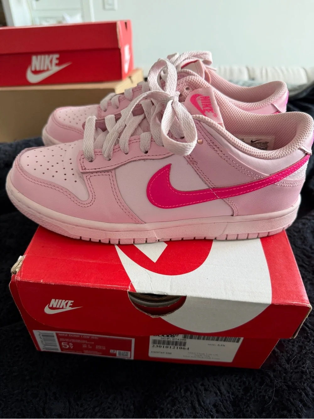 Nike Dunk Low GS Triple Pink